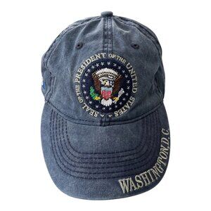 Vintage Washington DC Presidential Seal Baseball Cap USA Flag Hat